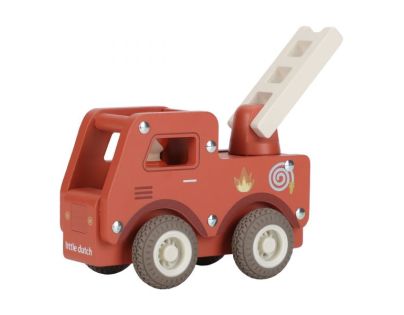 Little Dutch Hasičské auto drevené