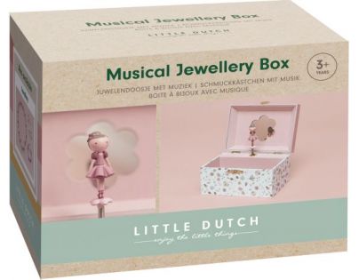 Little Dutch Hudobné šperkovnice Kvety a motýle