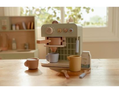 Little Dutch Kávovar na kapsule drevený - Poškodený obal