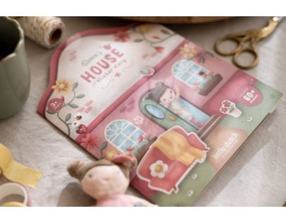 Little Dutch Knižka so samolepkami Dom Rosa