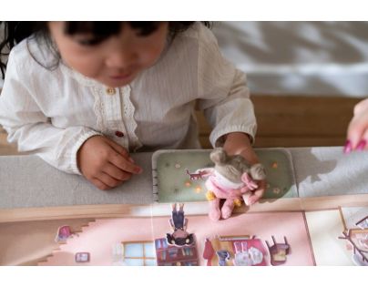 Little Dutch Knižka so samolepkami Dom Rosa