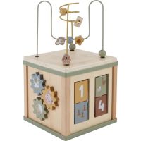 Little Dutch Kocka s aktivitami drevená Farma - Poškodený obal 2