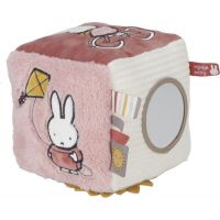 Little Dutch Kocka textilný zajačik Miffy Fluffy Pink