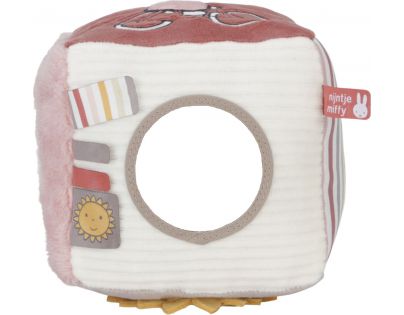Little Dutch Kocka textilný zajačik Miffy Fluffy Pink