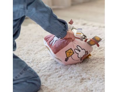 Little Dutch Kocka textilný zajačik Miffy Fluffy Pink