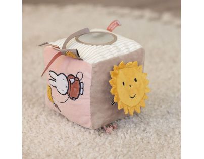 Little Dutch Kocka textilný zajačik Miffy Fluffy Pink