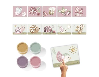 Little Dutch Kreatívna sada maľovanie prstami Fairy Garden - Poškodený obal