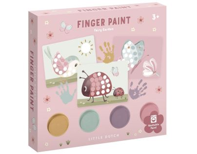 Little Dutch Kreatívna sada maľovanie prstami Fairy Garden - Poškodený obal
