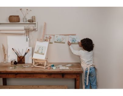 Little Dutch Kreatívna sada maľovanie prstami Forest Friends