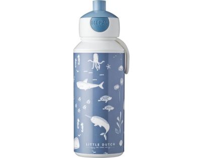Little Dutch Fľaša na pitie 400 ml Ocean Blue
