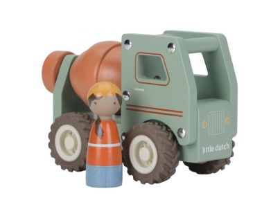 Little Dutch Nákladiak s miešačkou drevený