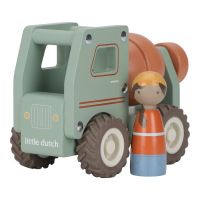 Little Dutch Nákladiak s miešačkou drevený 4