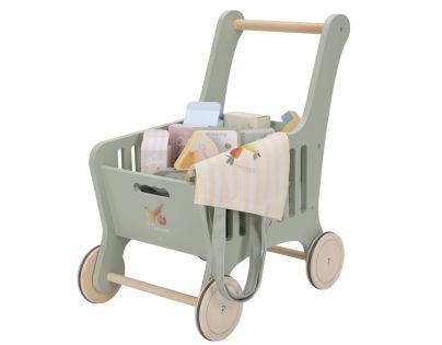Little Dutch Nákupný vozík s doplnkami drevený - Poškodený obal