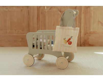 Little Dutch Nákupný vozík s doplnkami drevený - Poškodený obal