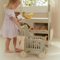 Little Dutch Nákupný vozík s doplnkami drevený - Poškodený obal 6