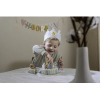 Little Dutch Narodeninová korunka s číslami Blue 3