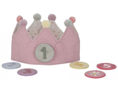 Little Dutch Narodeninová korunka s číslami Pink