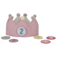 Little Dutch Narodeninová korunka s číslami Pink 2