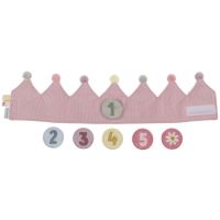 Little Dutch Narodeninová korunka s číslami Pink 3