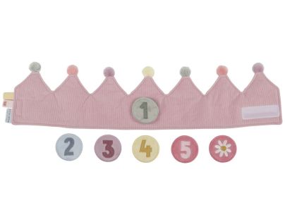 Little Dutch Narodeninová korunka s číslami Pink