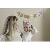 Little Dutch Narodeninová korunka s číslami Pink 6