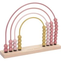 Little Dutch Počítadlo drevené dúha Pink - Poškodený obal