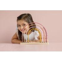 Little Dutch Počítadlo drevené dúha Pink - Poškodený obal 4