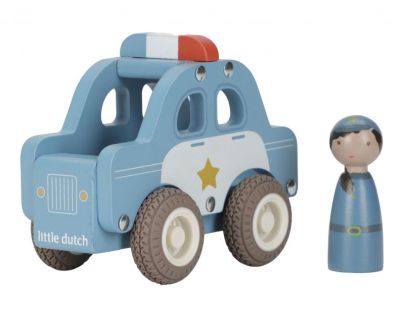 Little Dutch Policajné auto drevené