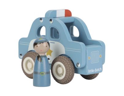 Little Dutch Policajné auto drevené