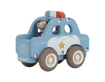 Little Dutch Policajné auto drevené