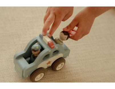 Little Dutch Policajné auto drevené