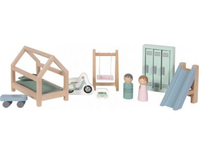 Little Dutch Set do domčeka drevená Detská izba