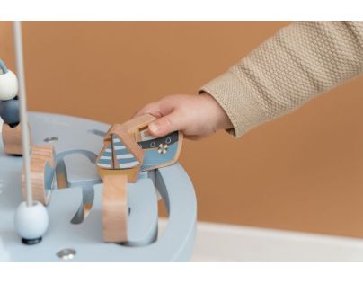 Little Dutch Stolík s aktivitami drevený Námornícky záliv - Poškodený obal