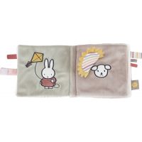 Little Dutch Textilná knižka s aktivitami zajačik Miffy Fluffy Pink 4