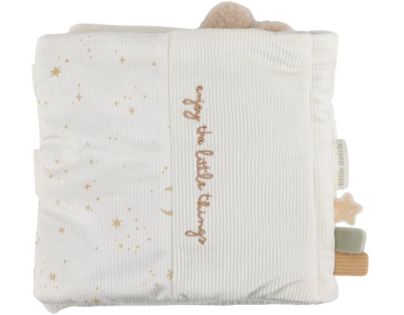 Little Dutch Textilná knižka s aktivitami Newborn Naturals
