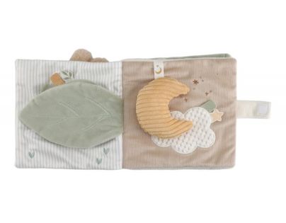 Little Dutch Textilná knižka s aktivitami Newborn Naturals