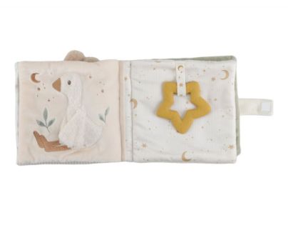Little Dutch Textilná knižka s aktivitami Newborn Naturals