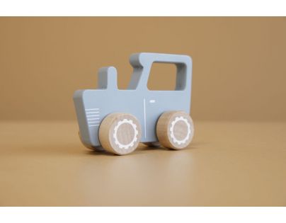 Little Dutch Traktor drevený Blue