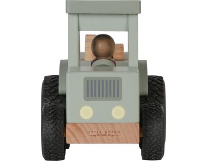 Little Dutch Traktor s prívesom drevený Farma - Poškodený obal