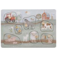 Little Dutch Vkladacie puzzle so zvukom Farma