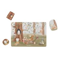 Little Dutch Vkladacie puzzle so zvukom Forest Friends 2