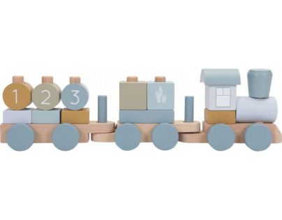 Little Dutch Vláčik drevený Ocean Blue