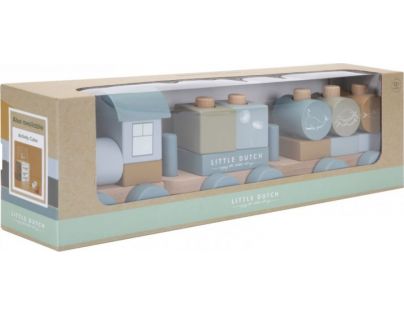 Little Dutch Vláčik drevený Ocean Blue