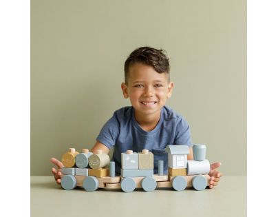 Little Dutch Vláčik drevený Ocean Blue