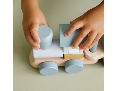 Little Dutch Vláčik drevený Ocean Blue