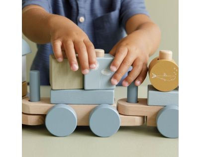Little Dutch Vláčik drevený Ocean Blue