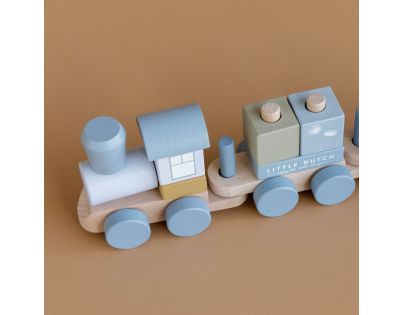 Little Dutch Vláčik drevený Ocean Blue