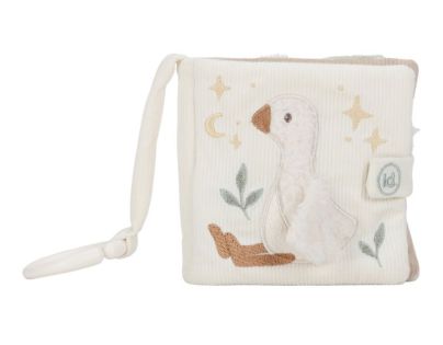 Little Dutch Závesná textilná knižka s aktivitami Newborn Naturals
