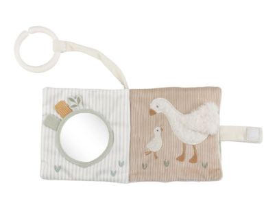Little Dutch Závesná textilná knižka s aktivitami Newborn Naturals