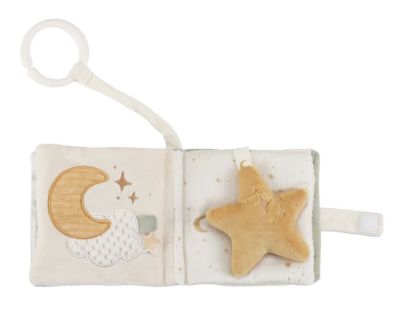 Little Dutch Závesná textilná knižka s aktivitami Newborn Naturals